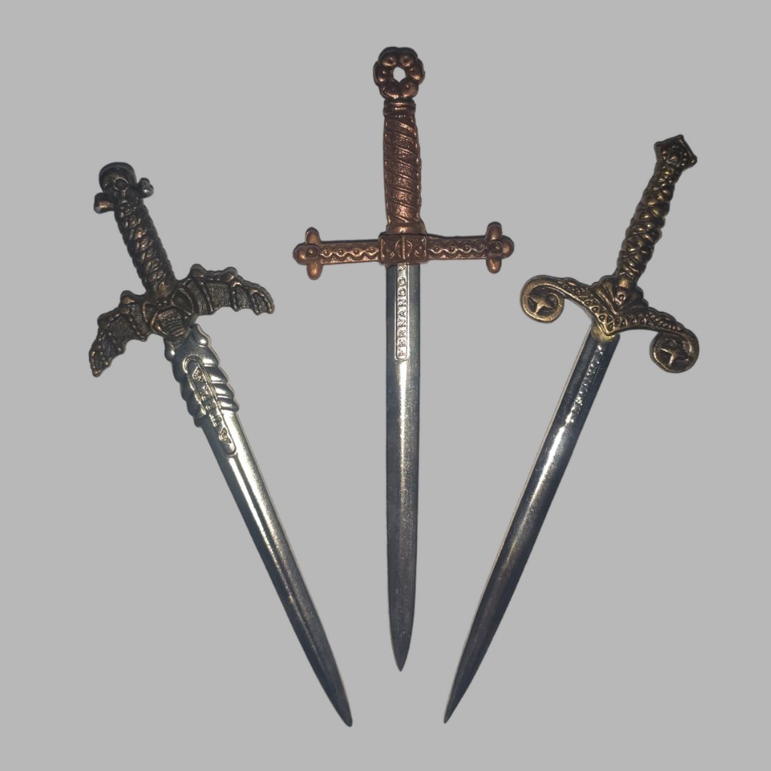 Miniature Swords From Toledo, Spain 