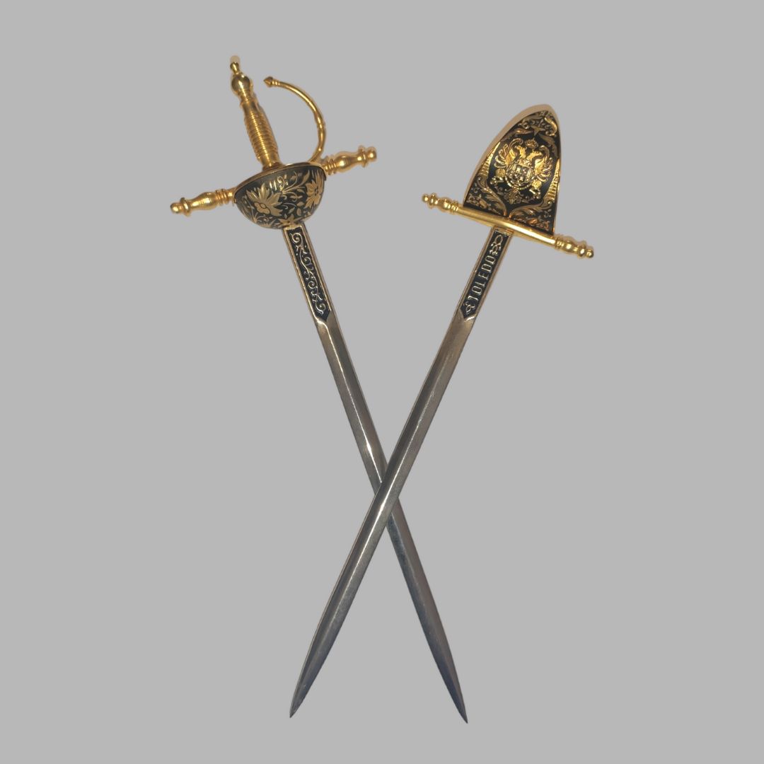 Replicas Of Spain Toledo Swords Damascene
